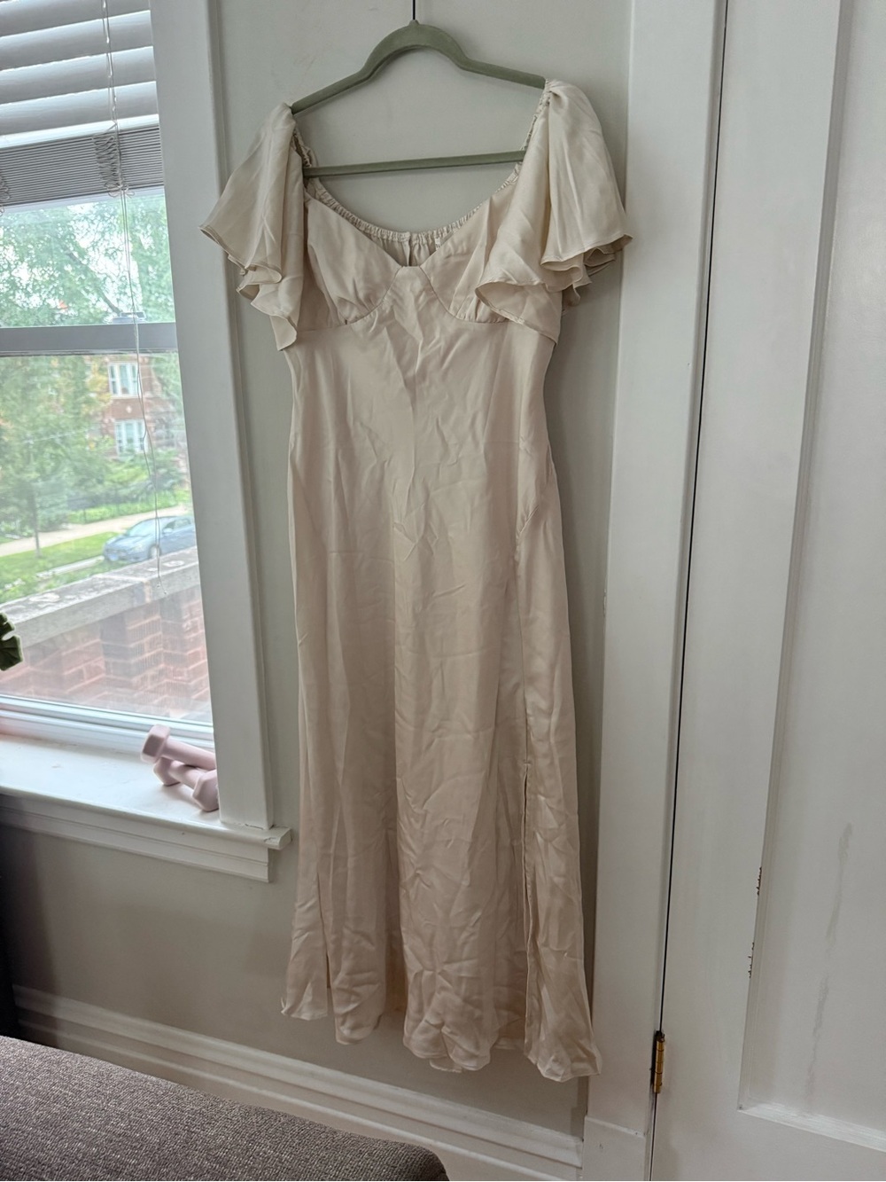 NEW Billy J Cream Maxi Dress